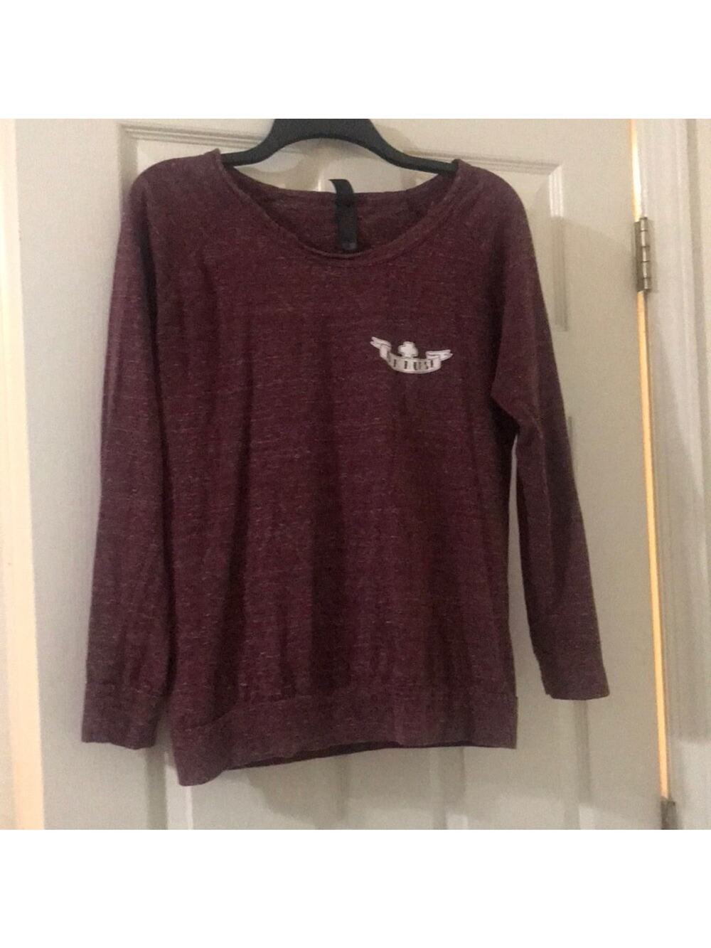 Maroon long sleeve Ink Nurse shirt